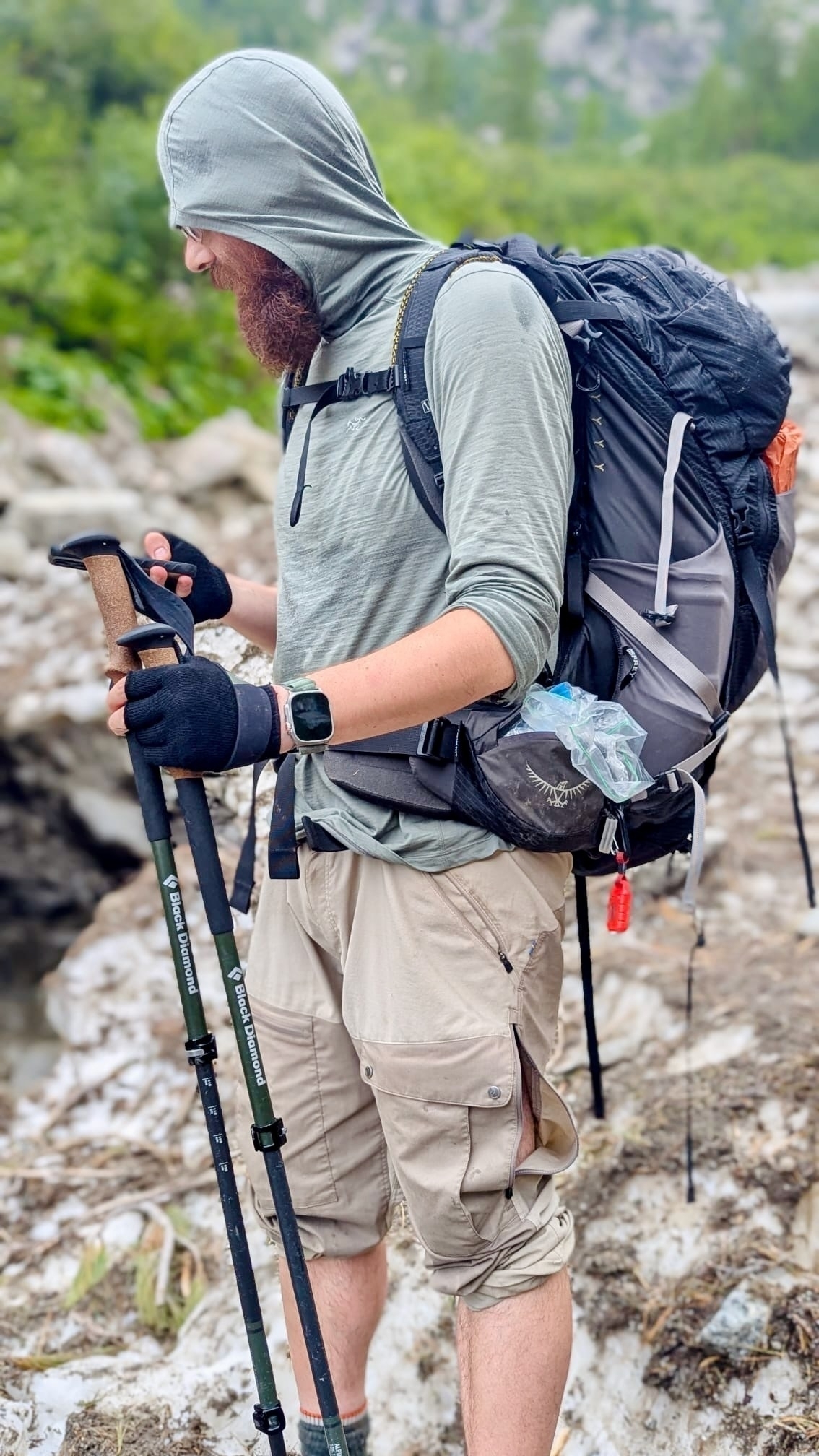 the author outside in the wild